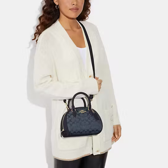 Sydney Satchel In Signature Chambray | Coach Outlet US