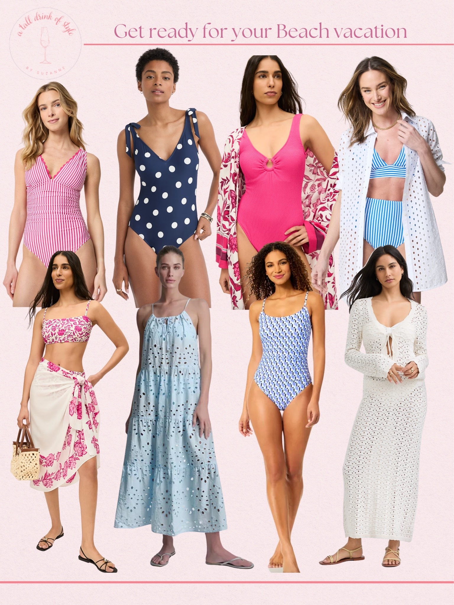 Get ready for your beach vacation! 

Vacation over 50, swimwear over 50, cover up, one piece, tall friendly swimwear, modest swimwear

#LTKSeasonal #LTKOver40 #LTKSaleAlert