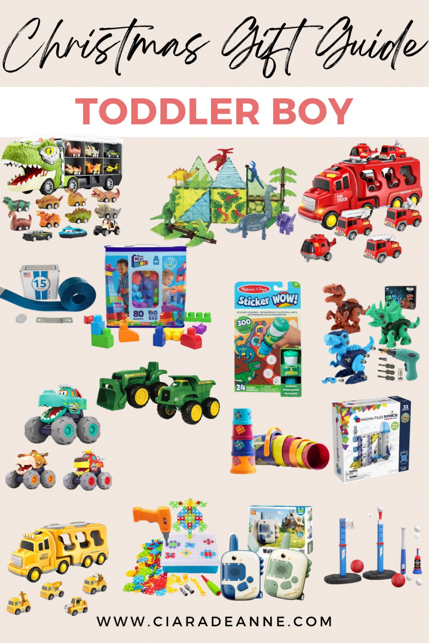 Gifts your toddler boy is bound to love and play with for years!

#LTKKids #LTKSeasonal #LTKFamily