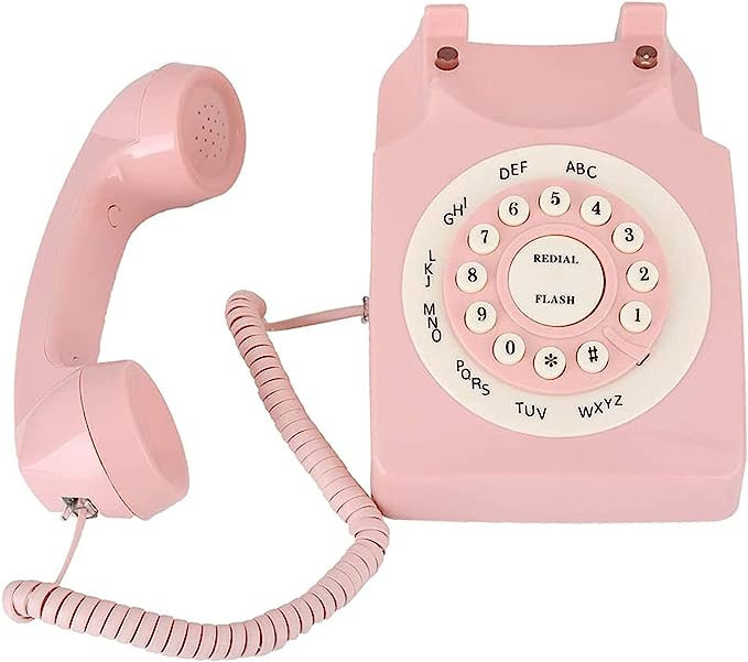 CHENJIEUS Vintage Phone,Rotary Retro Corded Landline Phone,landline Phones for Seniors,Used in Ho... | Amazon (US)