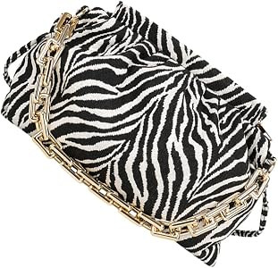 GALPADA Zebra Print Shoulder Bag Bag Shoulder Purse Clutch Purse Storage Bag | Amazon (US)