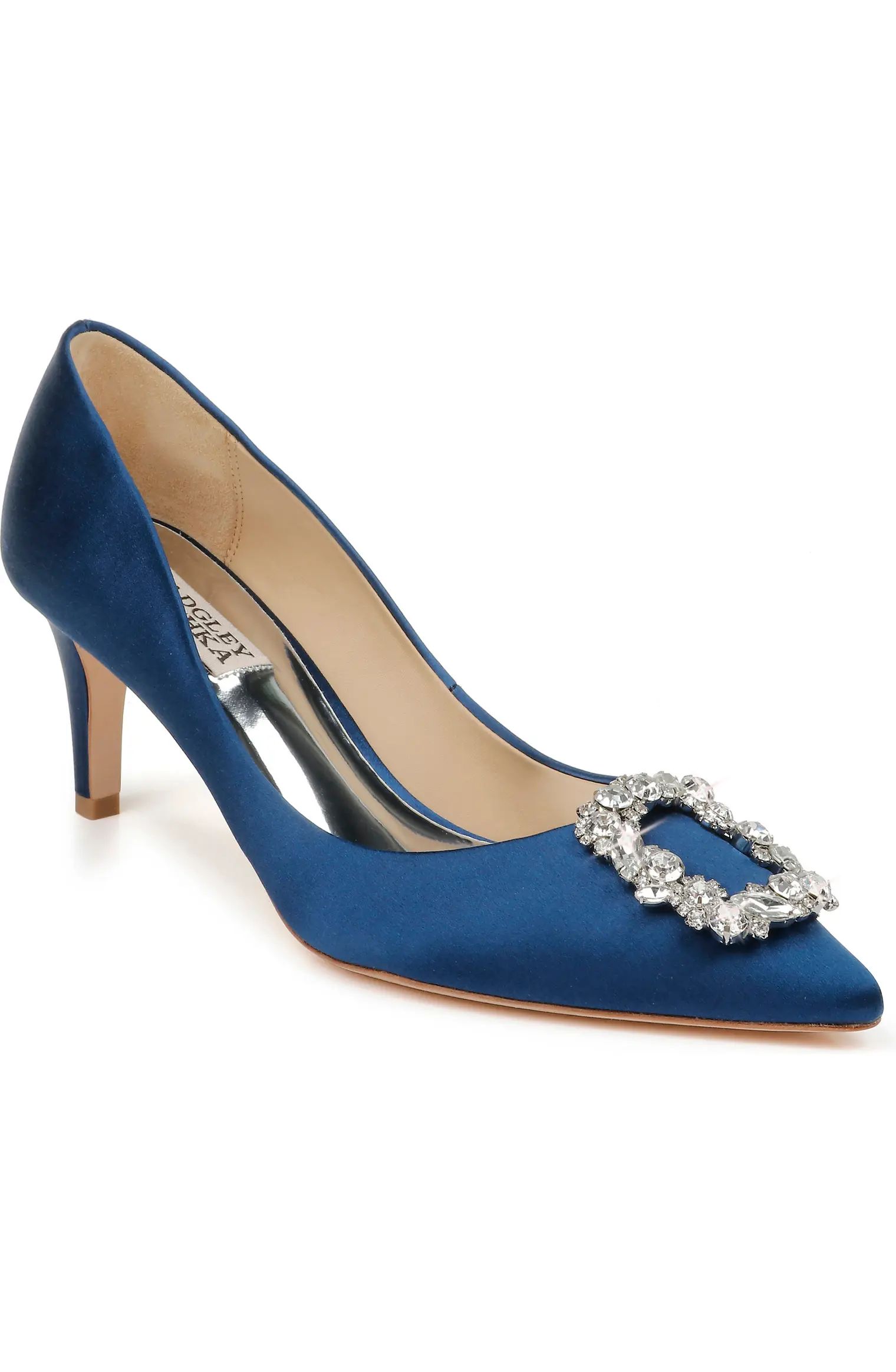 Badgley Mischka Carrie Crystal Embellished Pump | Nordstrom