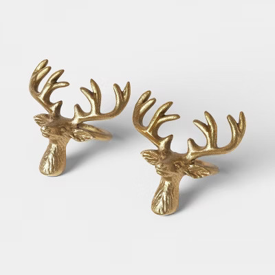 2pk Deer Napkin Rings - Threshold™ | Target