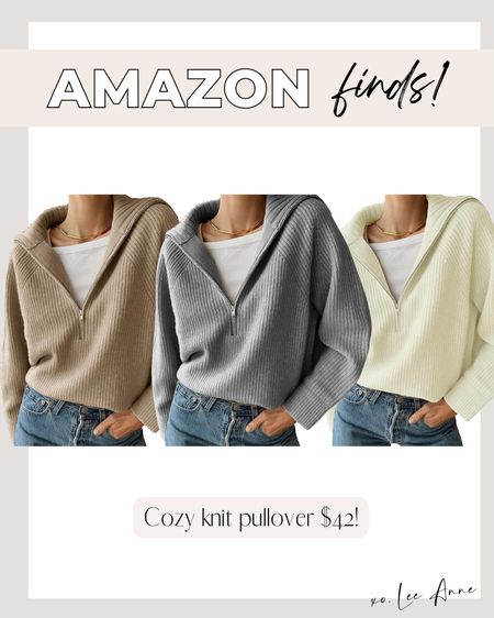 Cozy knit pullover from Amazon! #founditonamazon

#LTKHoliday #LTKsalealert #LTKstyletip
