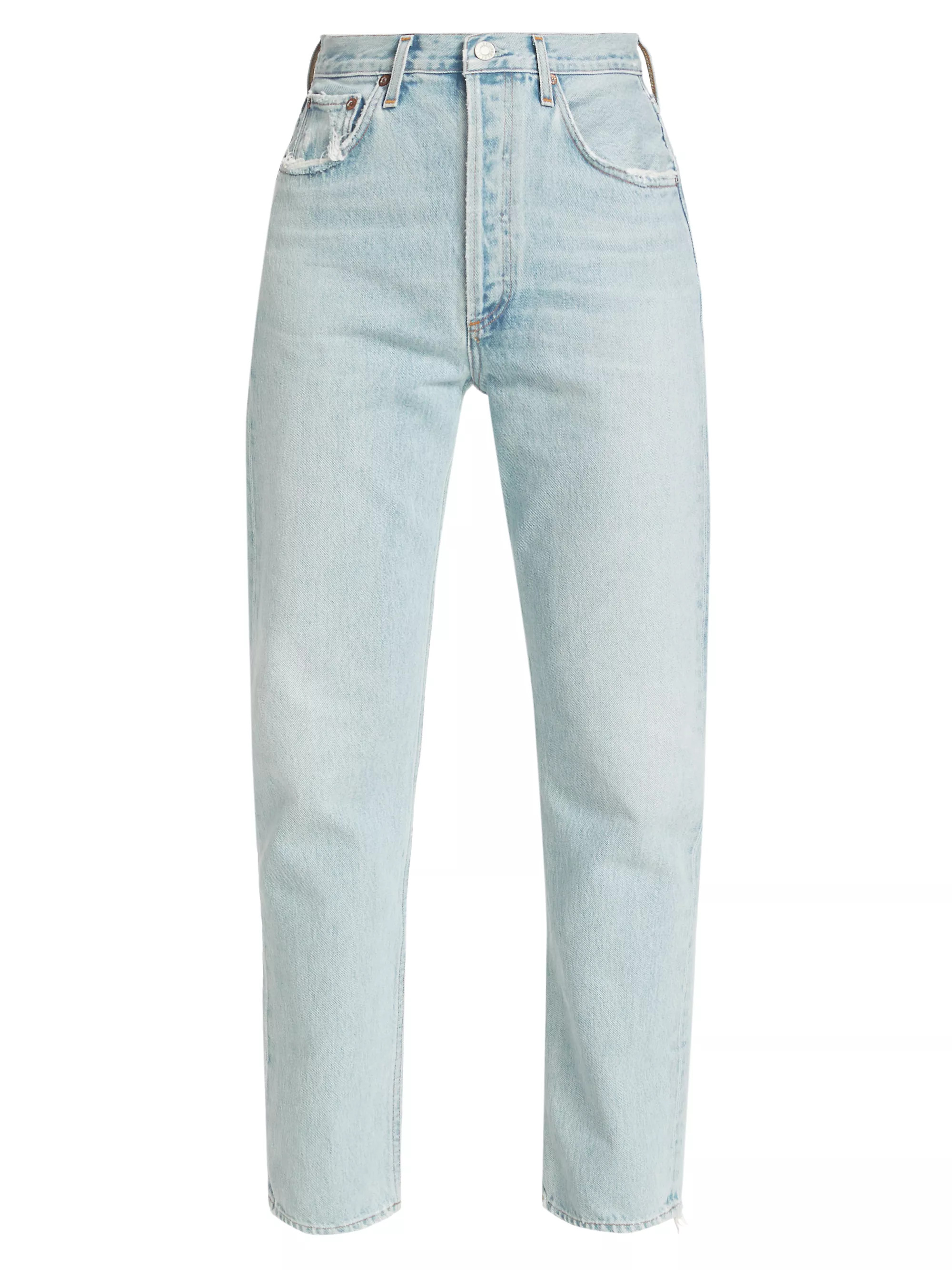 '90sStraight-Leg Pinch-Waist Jeans | Saks Fifth Avenue