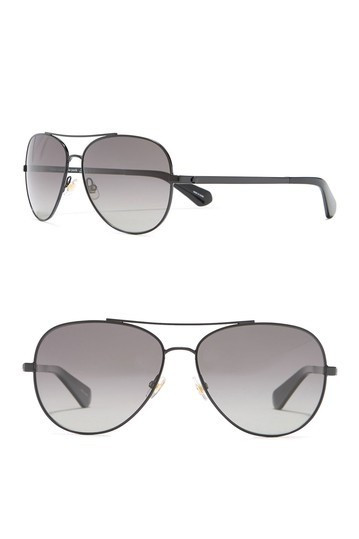 avaline 2/s 58mm polarized aviator sunglasses | Nordstrom Rack