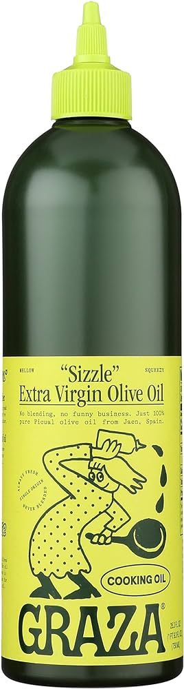 Graza "Sizzle" Extra Virgin Olive Oil. Peak Harvest Cooking Oil. Single Farm Spanish EVOO. 25.3 F... | Amazon (CA)