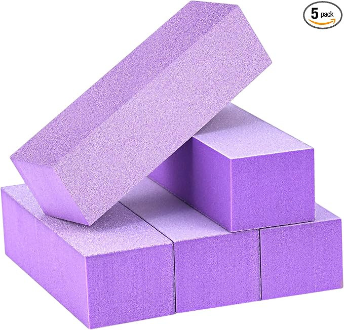 Maryton Nail Buffer Block, Medium/Fine Grit 100/180 Finishing Buffers for Acrylic Nails Gel Polis... | Amazon (US)
