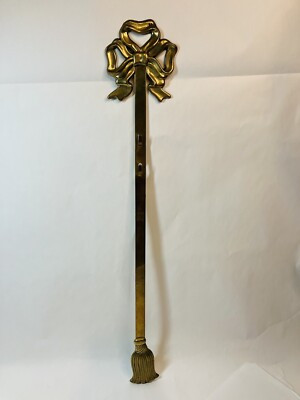 Decorative Brass Bow Tassel Picture Plate Wreath Hanger Vintage 1989 22”  | eBay | eBay US