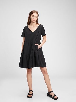 V-Neck Tiered Dress | Gap (US)