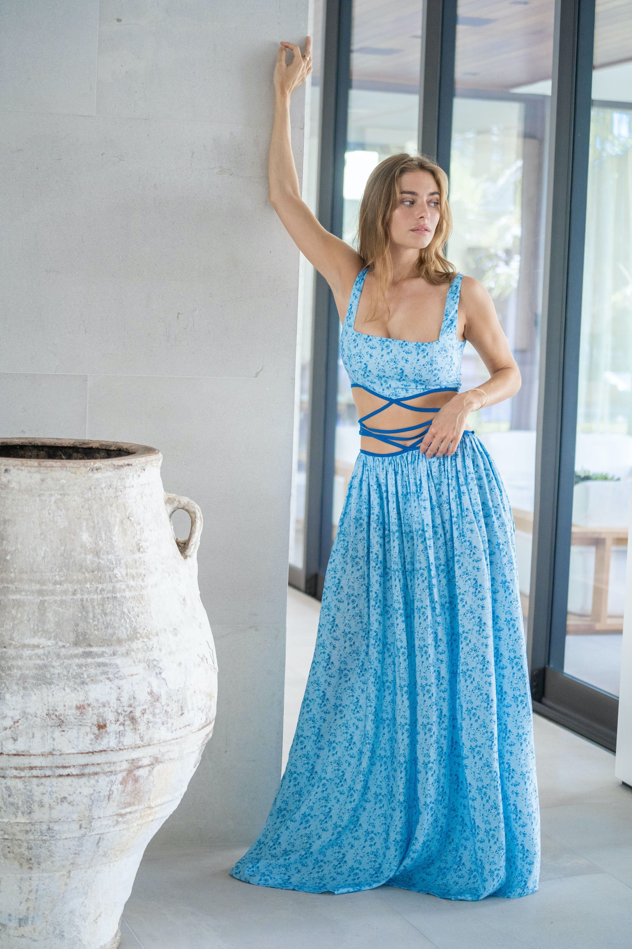 Blue Noir Naxos Dress by Krewe du Q | Support HerStory