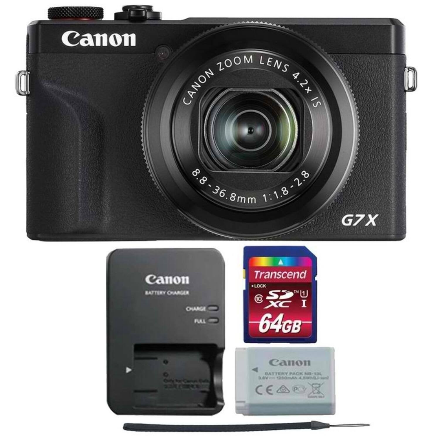 Canon - PowerShot G7 X Mark III Digital Camera with 64GB Memory Card- International Version - Black | Best Buy U.S.