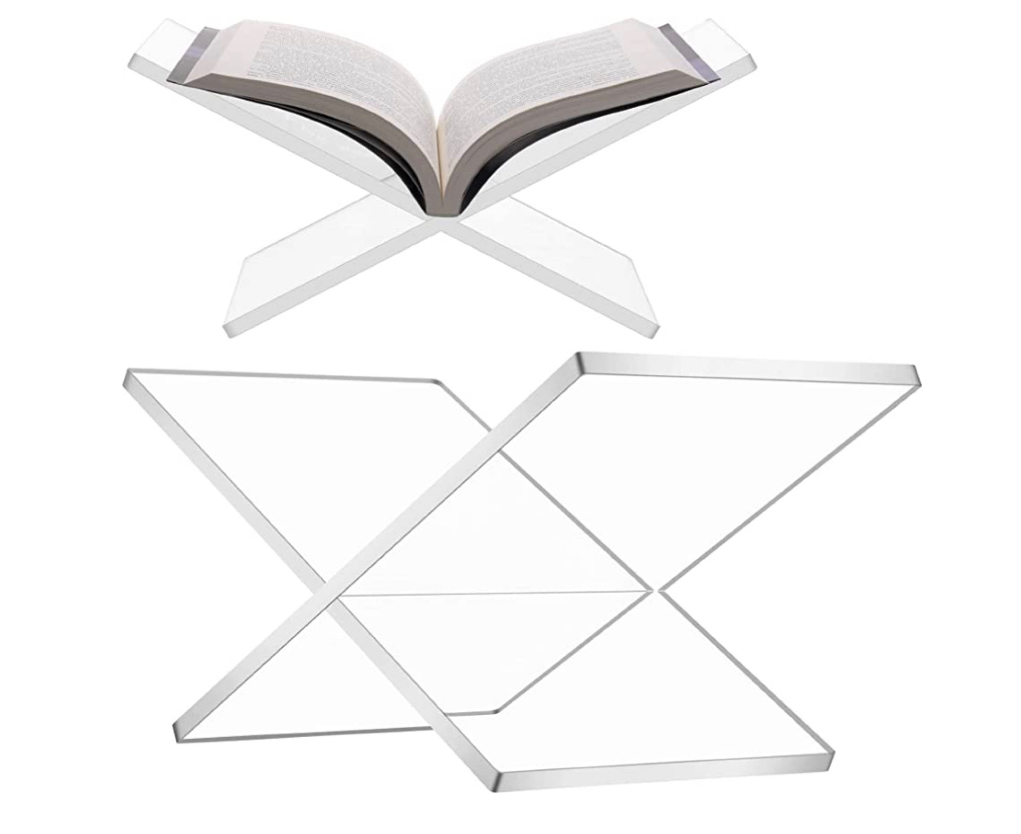 Acrylic book holder 2 piece clear book display coffee table gift guide home decor 

#LTKhome #LTKGiftGuide #LTKstyletip