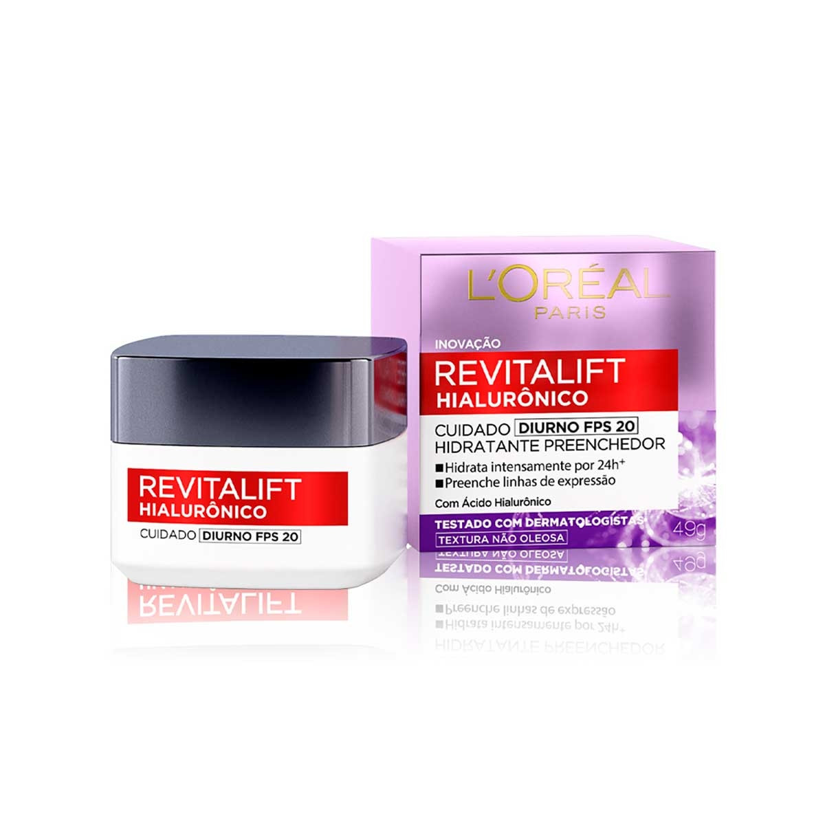 Revitalift Hialurônico Dia Fps20 49G - Loreal | DrogaRaia (BR)