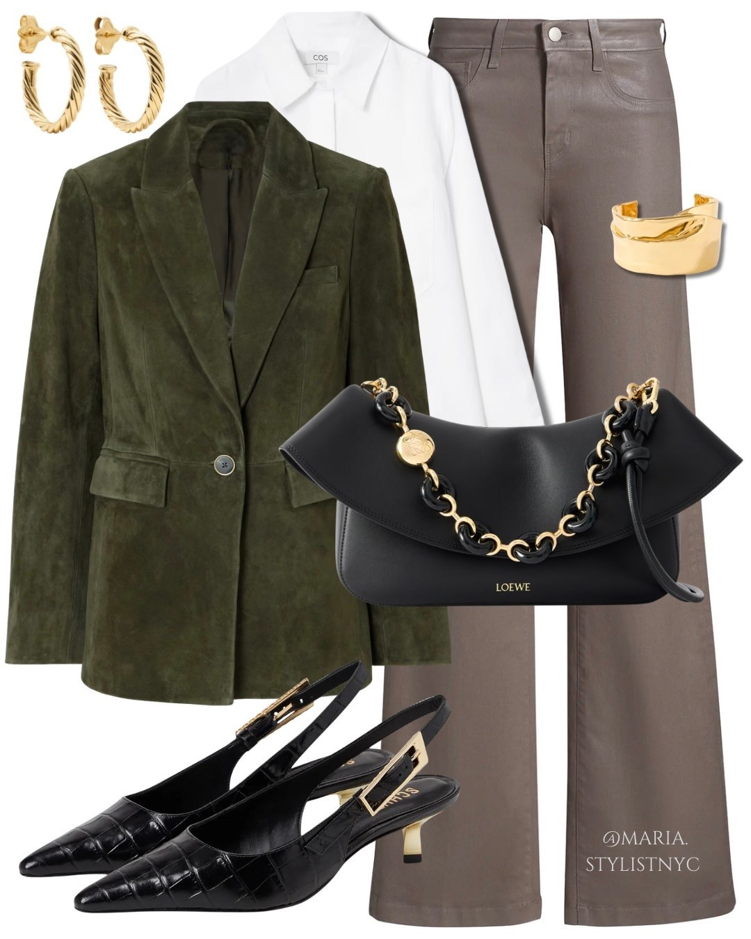 Taupe Jeans  Suede Blazer Outfit Idea 💫✨

#LTKWorkwear #LTKStyleTip #LTKItBag