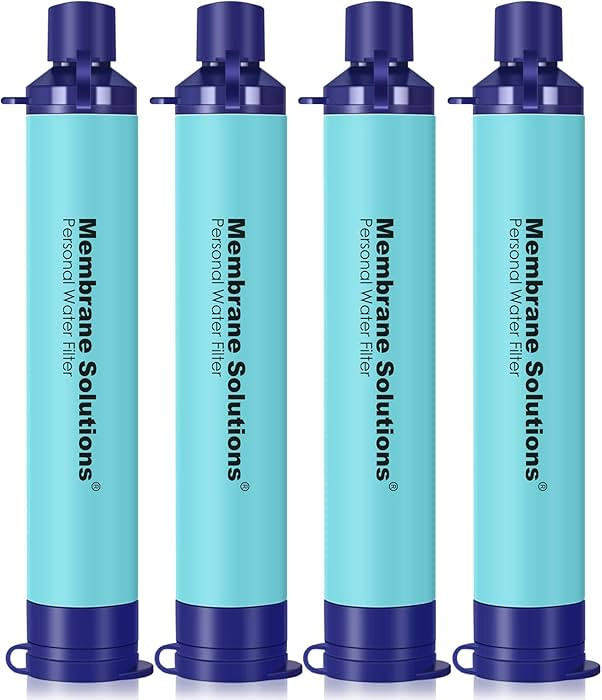 Membrane Solutions Straw Water Filter, Survival Filtration Portable Gear, Emergency Preparedness,... | Amazon (US)