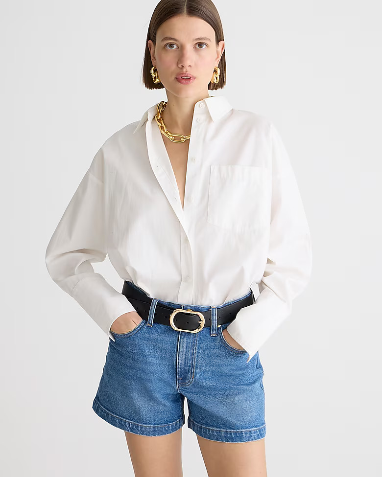 High-rise denim short in Hillside wash | J. Crew US