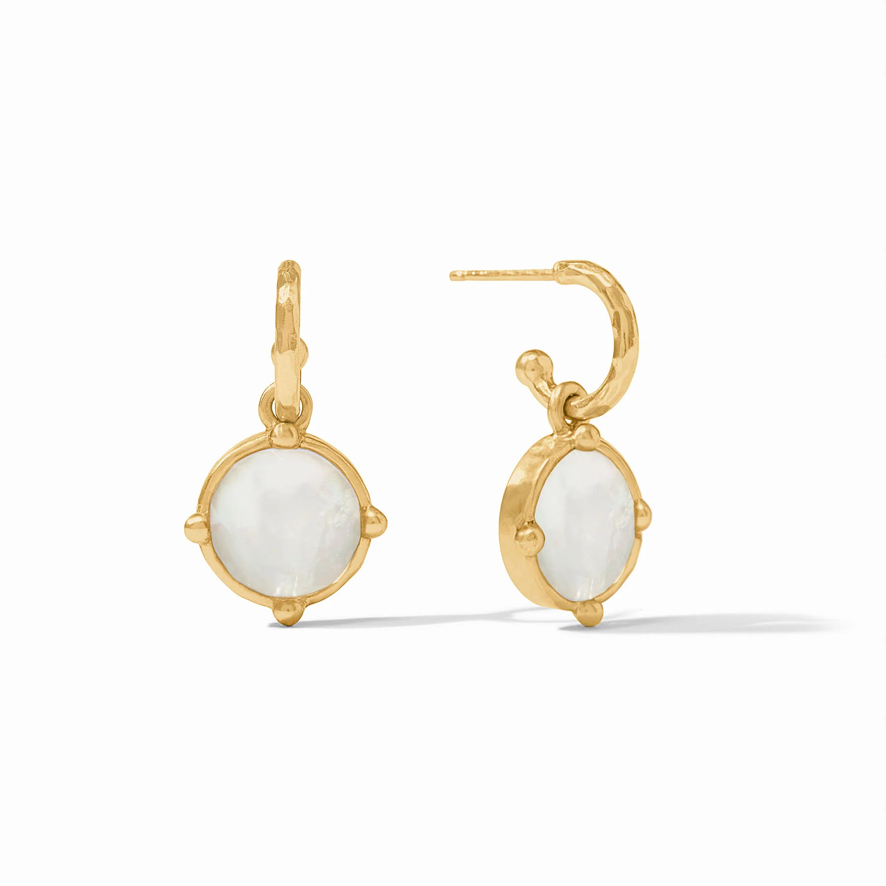 Honeybee Hoop & Charm Gold Earring | Julie Vos | Julie Vos