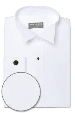 Men's Premium Dress Shirts - White Tuxedo Shirt | Indochino