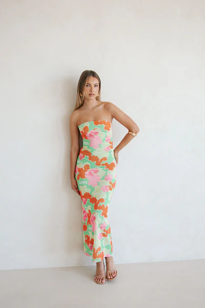Backless Suki Dress - Misty Floral | Sabo Skirt US