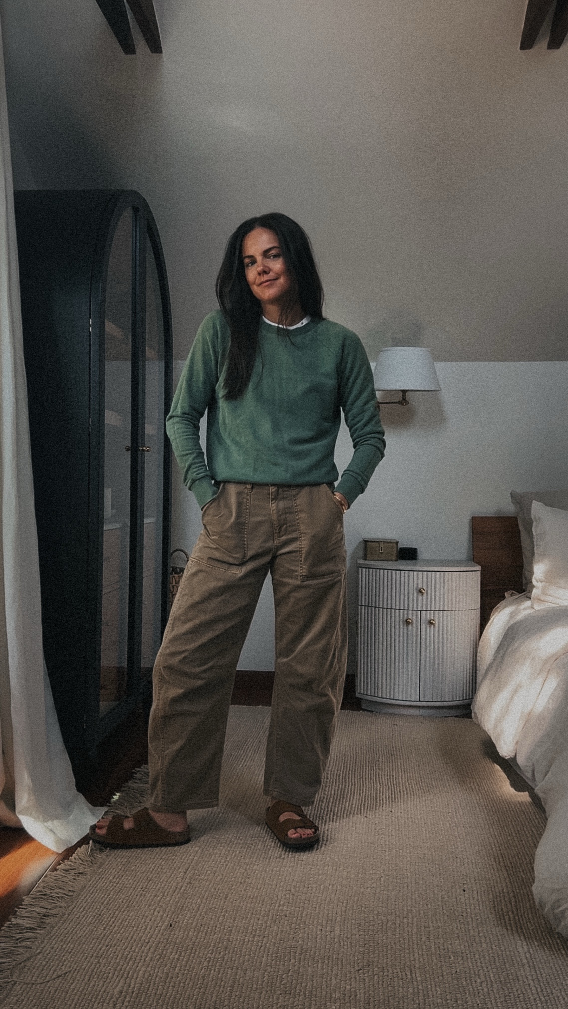 Easy and simple Wednesday outfit! My sweatshirt is from Jungmaven. Linking similar option! 

#LTKFindsUnder100 #LTKShoeCrush #LTKSeasonal