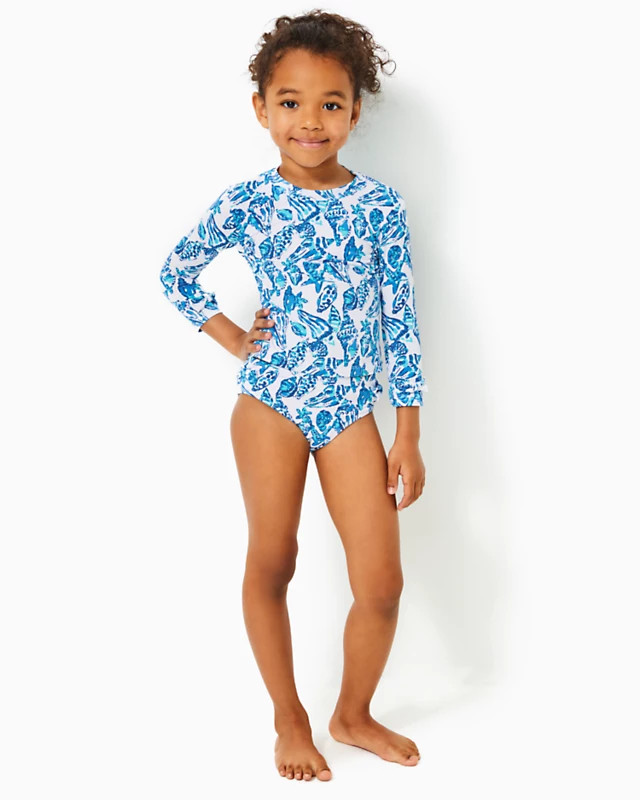 UPF 50+ Girls Bobby Rashguard Swim Set | Lilly Pulitzer | Lilly Pulitzer