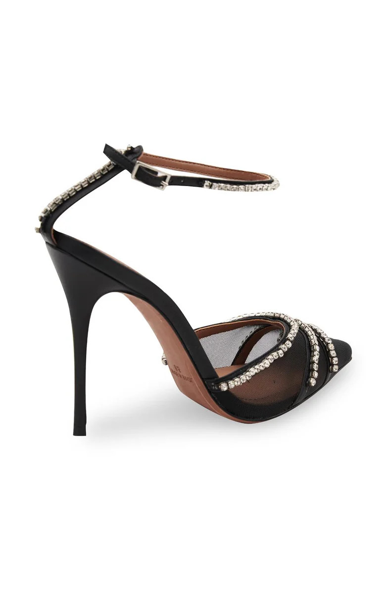 Navino Crystal Ankle Strap Heel | Lord & Taylor