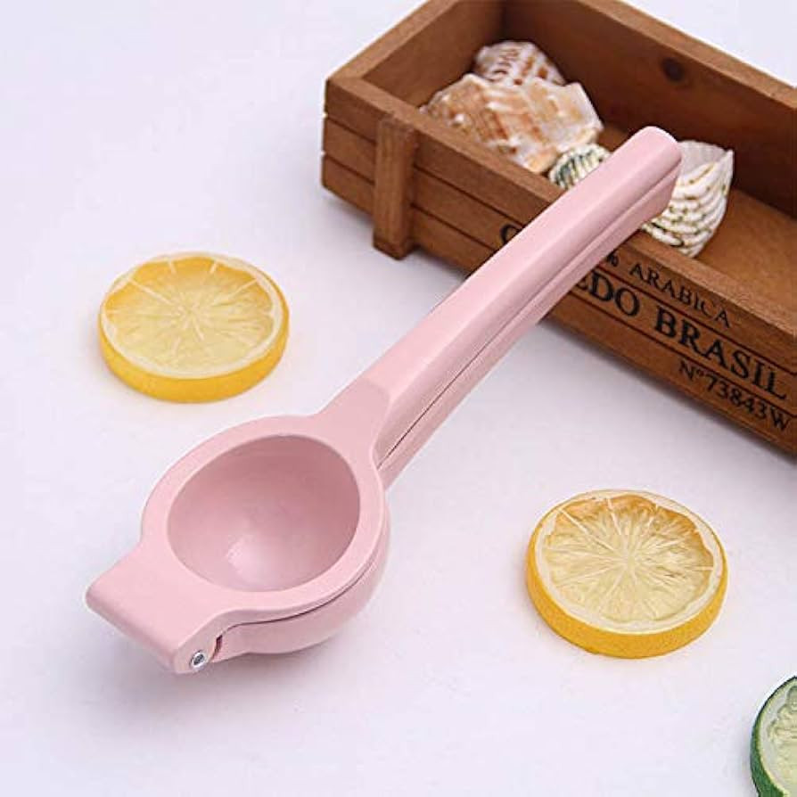 Metal Manual Citrus Lemon Lime Squeezer Juicer, Fruit Juicer, Metal, Kitchen Tool (Pink) | Amazon (US)