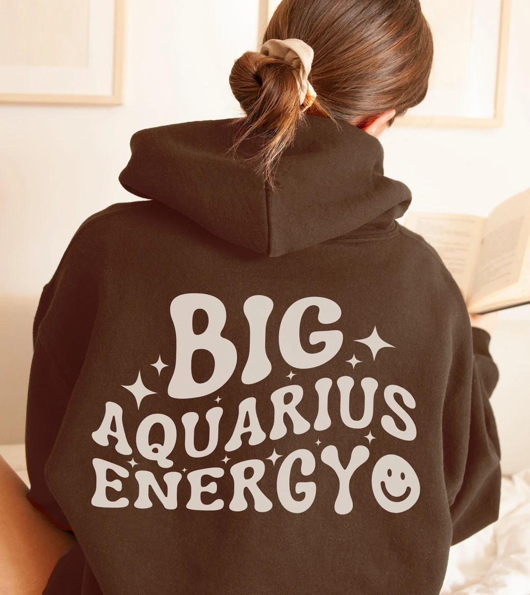 Aquarius Hoodie Aquarius Gifts Astrology Clothing Trendy Hoodie Aesthetic Hoodie Preppy Hoodie Sm... | Etsy (US)