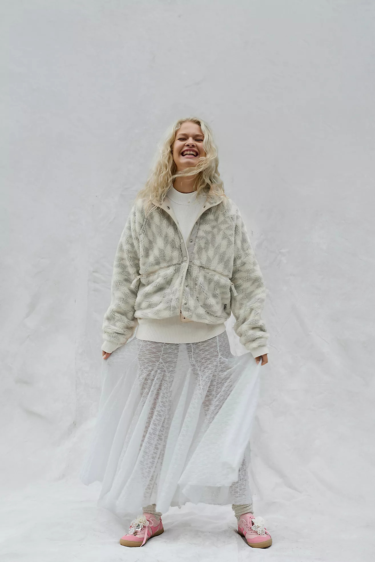 Hit The Slopes Printed Fleece Jacket | Free People (Global - UK&FR Excluded)