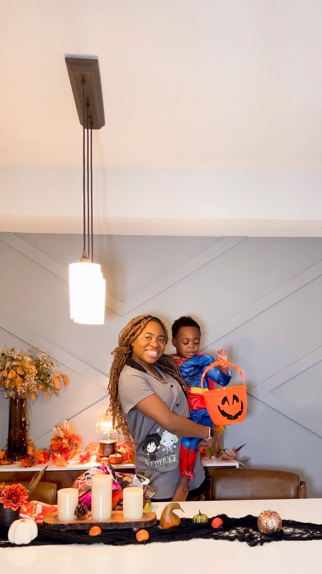 #walmartpartner
DIY crafts: chaotic ✅
Costume: on point ✅
Halloween ready thanks to @walmart Same Day Delivery!
Superman saved the day, and I’m rocking Beetlejuice PJs... because comfort is key! 😅✨🎃

#LTKKids #LTKVideo #LTKHalloween