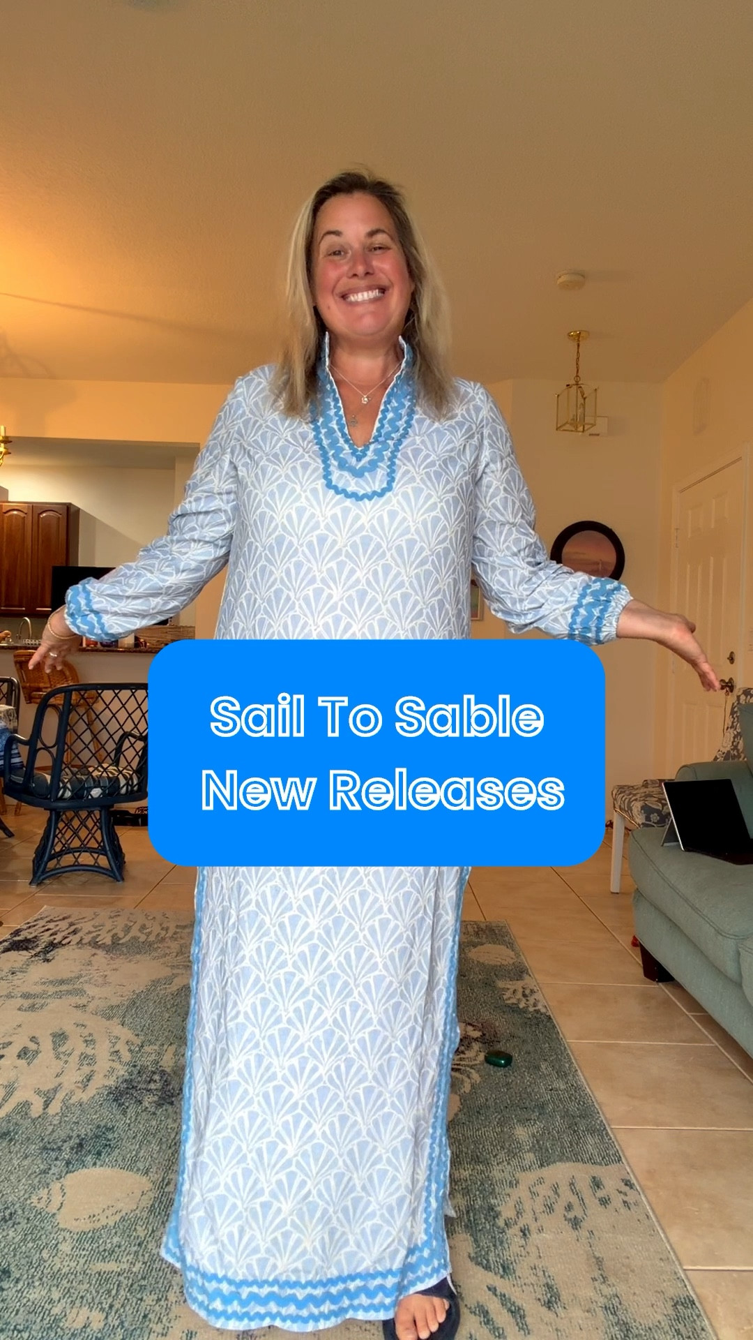 Sail to Sable new spring releases just dropped, and I am truly smitten with everything.

It was a no brainer with this caftan- ric rac and seashells! 😍😍😍

Shop new arrivals here, and use code JENF15 for 15% off sitewide!!

#LTKootd #LTKMidsize #LTKOver40
