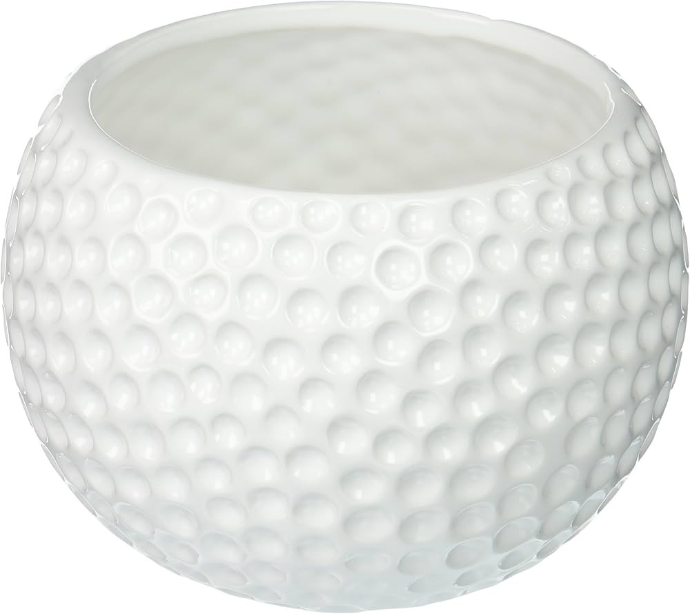 Large Ceramic Golf Ball Container - Use as a Planter, Candy Dish or Gift Basket! | Amazon (US)