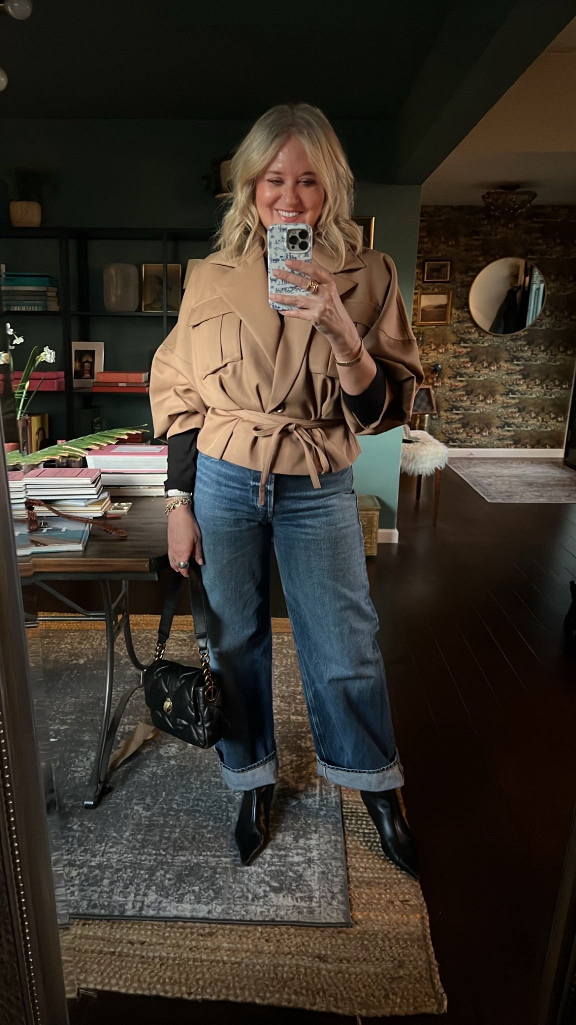 Girls night!
Jacket size medium
Jeans tts

#LTKgrwm #LTKootd #LTKOver40