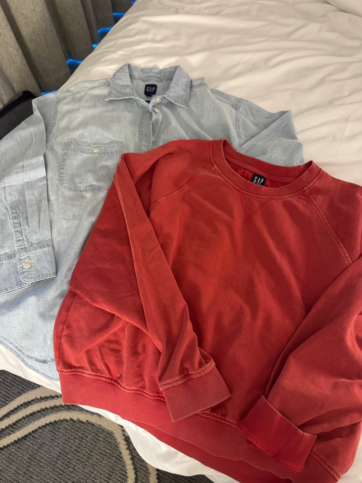 The GAP has really upped their game!  Their sweats are so soft and cozy!  

I also got a chambray shirt that is perfect to layer and also great for spring 

#LTKootd #LTKmomlife