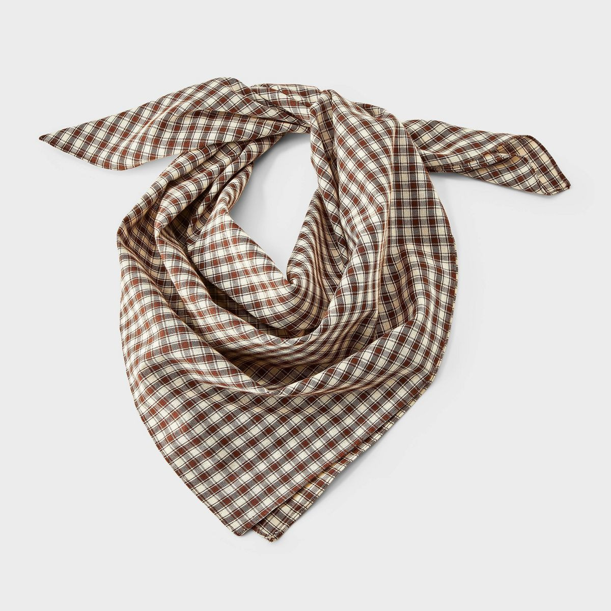 Cotton Tartan Plaid Print Square Scarf - Universal Thread™ Green | Target