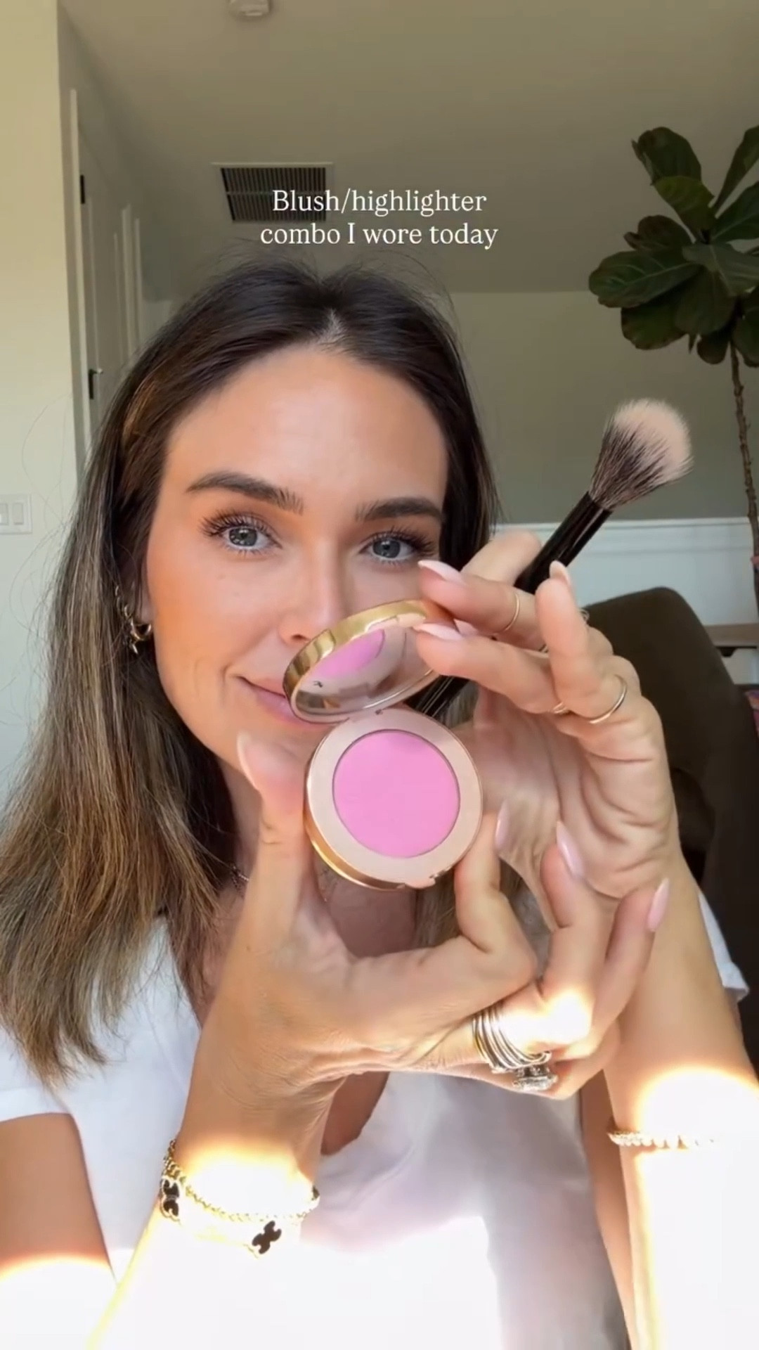 The dust is a paid actor 

@guccibeauty true pink 
@rmsbeauty crystal slipper luminizer

#LTKBeauty #LTKStyleTip #LTKFindsUnder50