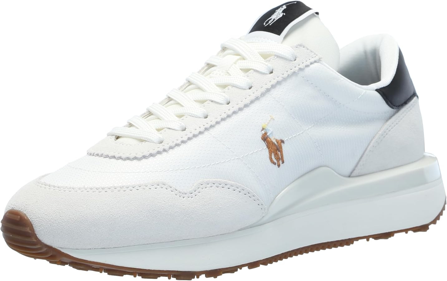 POLO RALPH LAUREN Men's Train 89 Suede-Paneled Sneaker | Amazon (US)