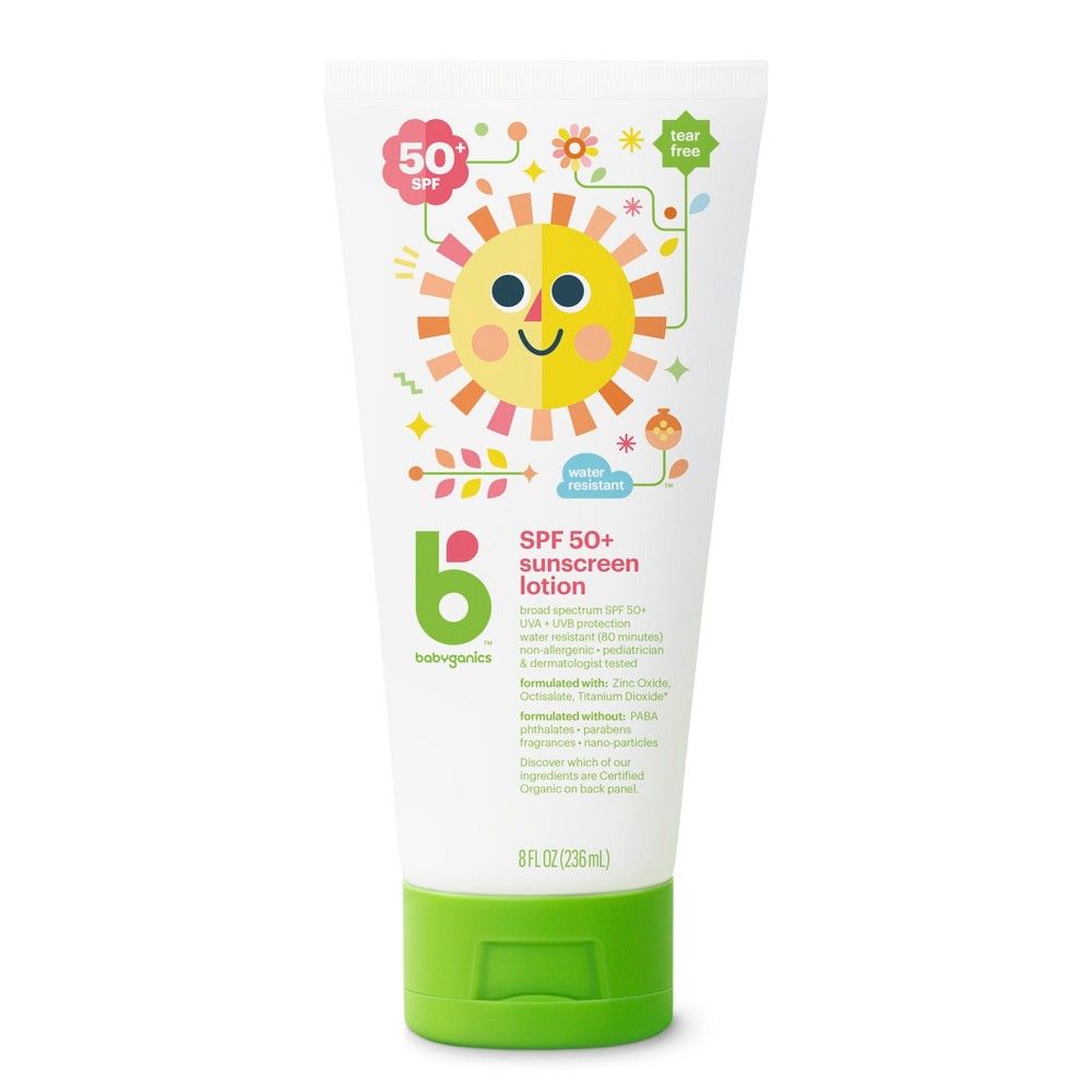 Babyganics Sunscreen Lotion Broad Spectrum Protection - SPF 50 - 8 fl oz | Target