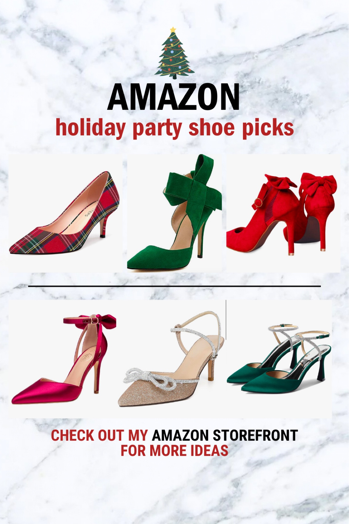 AMAZON HOLIDAY PARTY SHOE PICKS
…
keywords: holiday shoes, NYE shoes, NYE outfits, Christmas outfit, high heels, holiday pumps, festive shoes

#LTKGiftGuide #LTKShoeCrush #LTKHoliday
