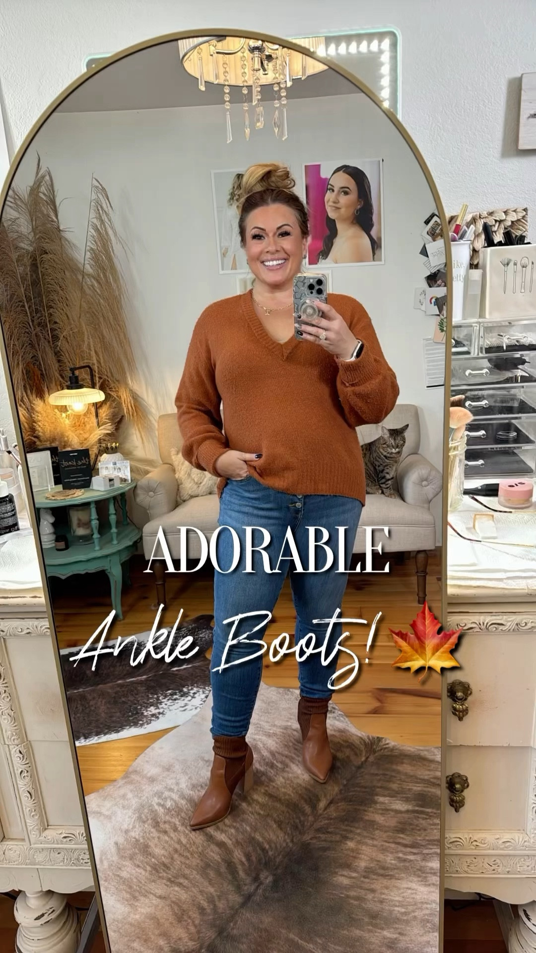 Say hello to *the* ankle boot of your fall wardrobe! 🍂 With a chunky heel and a stunning color, these beauties are as comfy as they are chic. Let’s be real… you’ll be strutting in style all season long! 👢✨ #FallFashion #AnkleBoots #ComfyChic #FallWardrobe #LTKFinds #BootsForFall

#LTKStyleTip #LTKSeasonal