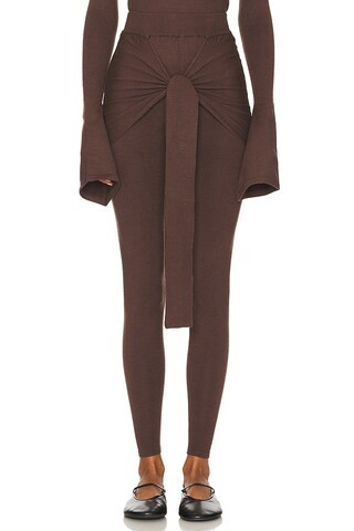 Nubyen Romy Knit Pants in Chocolate from Revolve.com | Revolve Clothing (Global)