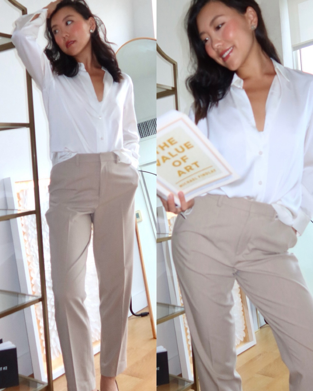High quality workwear staples! The blouse esp is soft, doesn’t wrinkle easily at all, is *not* see-through — such great quality for only $30 USD! I personally bought & want one in each color 😆

#LTKFindsUnder50 #LTKStyleTip #LTKWorkwear