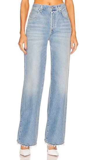 Annina Trouser Jean in Crescent | Revolve Clothing (Global)