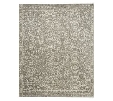 Luna Tonal Hand Tufted Wool Rug | Pottery Barn (US)