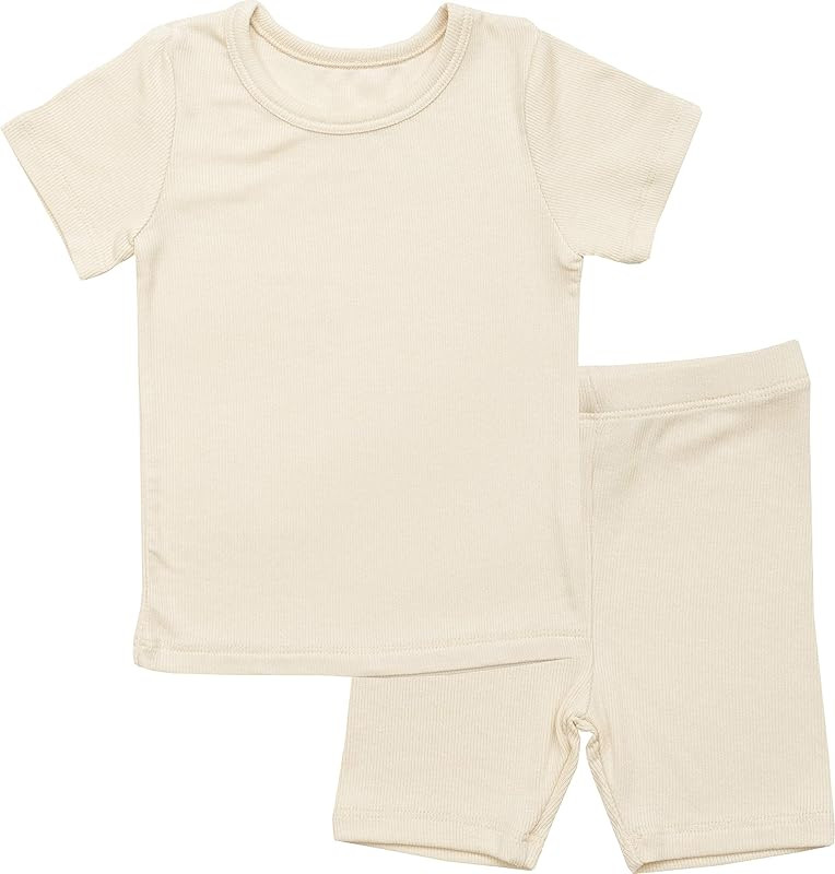 AVAUMA Baby Boys Girls Pajama Set Kids Toddler Snug fit Ribbed Sleepwear pjs for Daily Life Style | Amazon (US)