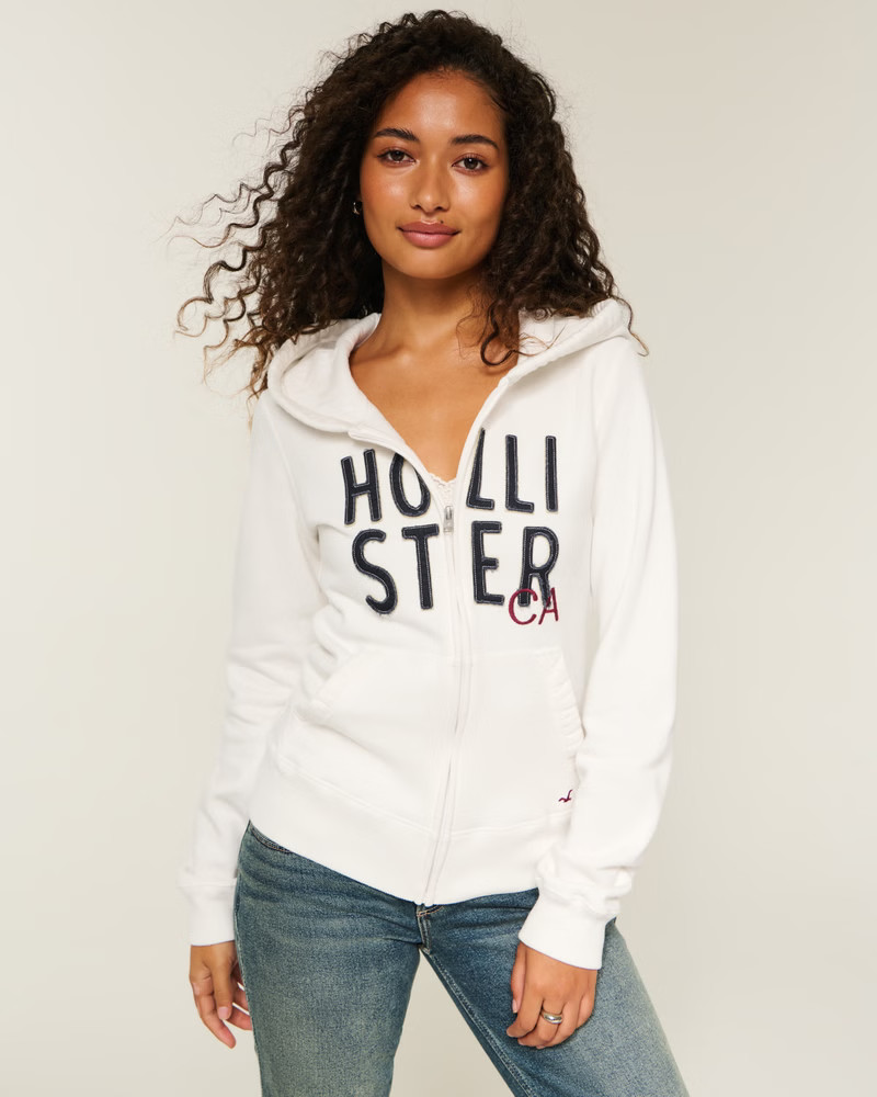 Easy Zip-Up Camo Hoodie | Hollister (US)