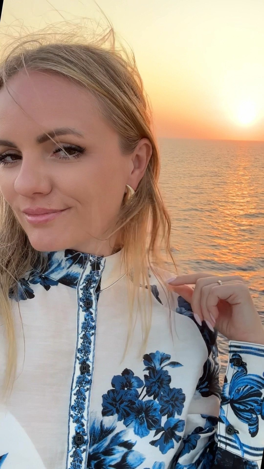 Earrings 
Resort wear
Cruise wear 
Vacation outfit 
White and blue dresss

#LTKSeasonal #LTKTravel #LTKWatchNow