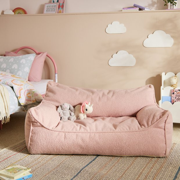 Buy Kaikoo Kids Double Chair Bean Bag - Pink | Bean bags | Argos | argos.co.uk