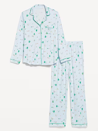 Sunday Sleep Knit Jersey Pant Set | Old Navy (US)